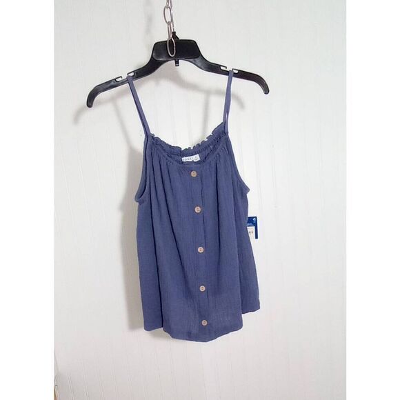 Arizona Jean company, button-down tank top, new with tags size small - Picture 1 of 6